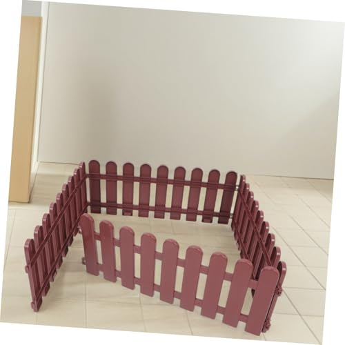TOYANDONA 4pcs Tortoise Enclosure Durable Outdoor Turtle Playpen Fencing for Lawn and Planters Lightweight Easy Assembly Shape Safe for Pets