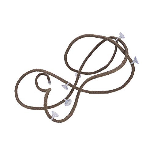 GLOGLOW Flexible Rattan Reptile Decor Artificial Reptile Climbing Branch, Flexible Bendable Rattan Vine for Lizards Tree Frogs Geckos Terrarium Aquarium Decoration Nan (S)