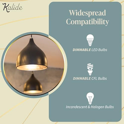 TOPGREENER Kalide Dimmer Paddle Light Switch, LED Slide Dimmer Switch, Full Range Dimming, Single Pole/3-Way, Dimmable 300W LED/CFL Lights, Neutral Wire Not Required, Wall Plate Included, White,1 Pack - color: White, size: Single Pole & 3 Way
