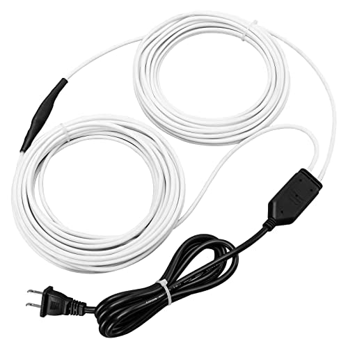 Soil Heating Cable, 49 ft Electric Warming Cable for Garden, Cold Frame, Keep Soil Warm - size: 49 ft