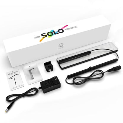 FZONE Solo Series Nano LED Aquarium Light, Full Spectrum and Dimmable, App-Controlled, for Freshwater and Planted Tanks - color: White-Fresh
