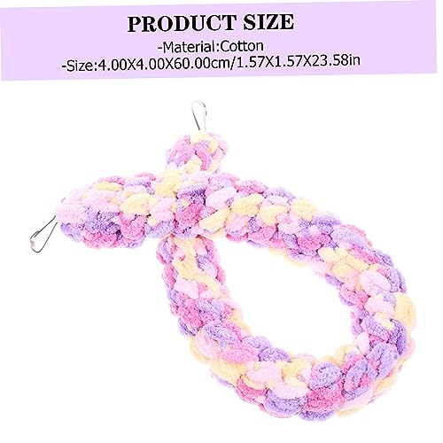 BESPORTBLE Snake Habitat Climbing Rope Parrot Swing Toy and Reptile Decor Accessory for Terrarium and Cage Climbing Vine for Birds and Reptiles