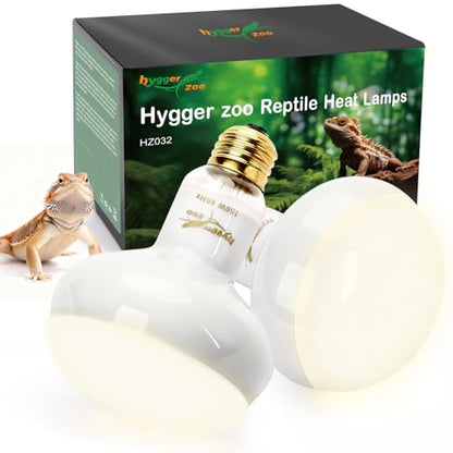Reptile Heat Lamp, 2 Pack 150W Simulated Natural Sunlight Heat Lamp Bulbs Reptile Warm Light Lamp UVA Daylight Basking Light for Bearded Dragon Chameleon Turtle Snake Leopard Gecko Chicken, White - color: White, size: Day(150)