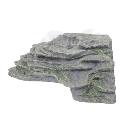 BESPORTBLE Turtle Basking Platform with Adjustable Height Realistic for Aquatic Turtles Easy to Install Floating Island Terrarium Decoration
