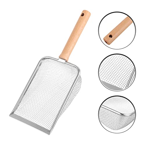 Ipetboom Reptile Litter Scoop Shovel for Easy Waste Cleaning for Turtles Lizards Snakes and More Comfortable Handle for Efficient Use Design with Fine Mesh for Filtration