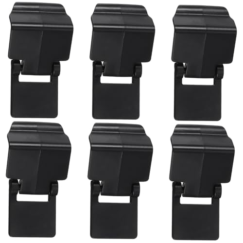 HEMOTON 6pcs Reptile Feeding Tank Lock Buckles Lightweight Escape Clips for Turtle Terrarium for Glass Aquariums and Insect Boxes Durable and Ventilated Design