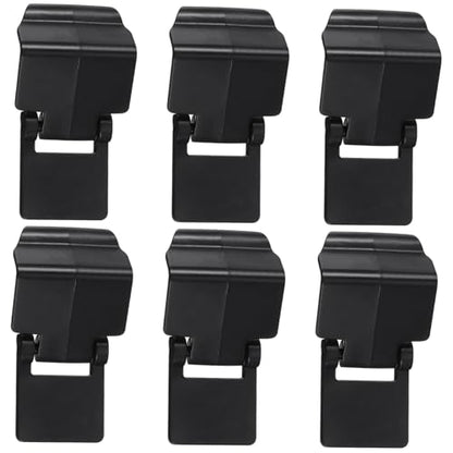 HEMOTON 6pcs Reptile Feeding Tank Lock Buckles Lightweight Escape Clips for Turtle Terrarium for Glass Aquariums and Insect Boxes Durable and Ventilated Design