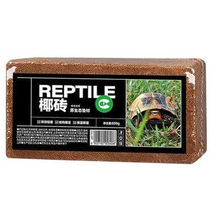 Pet Bricks - Cocofiber Substrate Reptile Substrate Brick,Coco Coir BricksBedding Reptiles, Coirpeat Brick, Natural Husk Bedding, Tortoise Habitat Accessories