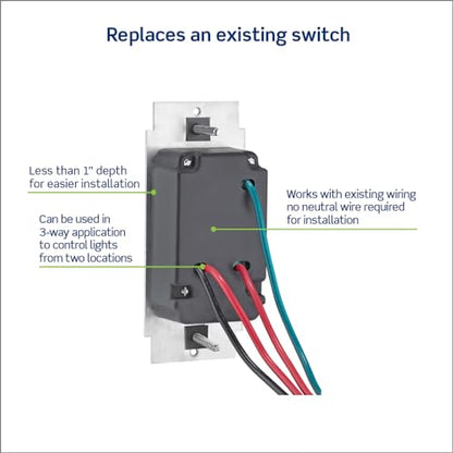 Leviton SureSlide Dimmer Switch for Dimmable LED, Halogen and Incandescent Bulbs, 6674-P0B, Brown - color: Brown