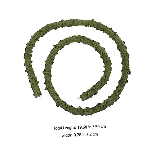 Kisangel Climbing Vine Toy Flexible Reptile Vine for Terrarium Decor Small Reptile Climbing Accessory for Crab Tanks