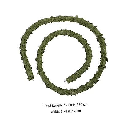 Kisangel Climbing Vine Toy Flexible Reptile Vine for Terrarium Decor Small Reptile Climbing Accessory for Crab Tanks