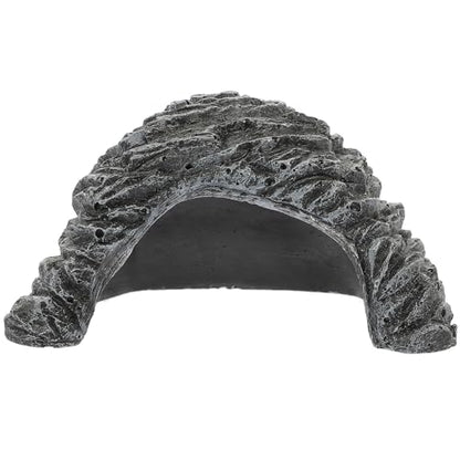SHOWERORO Reptile Hideout Cave Resin Shelter Practical Turtle Basking Platform Indoor Pet Shelter Suitable for Tortoise Snake Frog and Scorpion