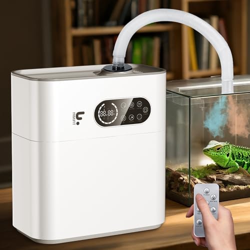 Reptile Fogger with Heating Terrariums Humidifier Fog Machine Mister 6.5L Large Size Ideal for Paludarium/Vivarium/Reptiles/Amphibians/Herps