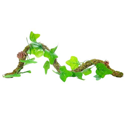 Hermit Crab Climbing Toy with Artificial Vines, 25 Inch Bendable Hermit Crab Supplies, Great Accessory for 10 Gallon Hermit Crab Tank