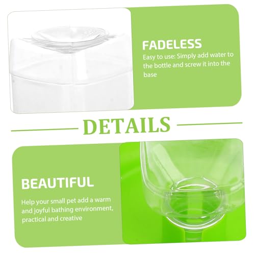 Reptile Automatic Water Feeder Fountain Durable Water Bowl Food Plate for Tortoise and Lizard Easy to Pet Drinking Tray for Pet Care and Hydration