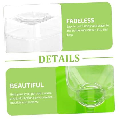 Reptile Automatic Water Feeder Fountain Durable Water Bowl Food Plate for Tortoise and Lizard Easy to Pet Drinking Tray for Pet Care and Hydration