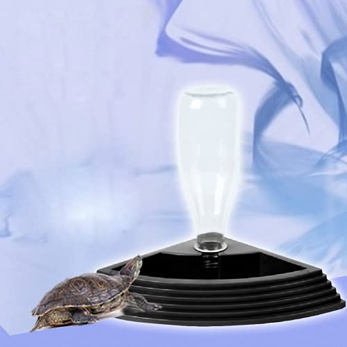 OMEM Reptile Water Fountain Water Dish for Pet Busy Man Needed Items (Black) - color: Black