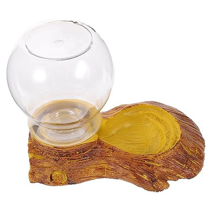 BESPORTBLE Automatic Crawler Waterer Resin and Pet Watering Station Water Dish for Reptile Tank Turtle Tank Accessories