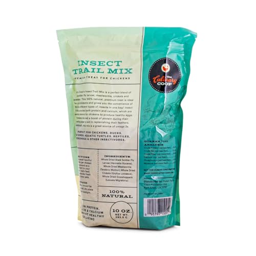 Fluker's Culinary Coop Premium Chicken Treats, Dried Insect Trail Mix, 10 oz
