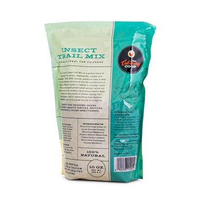 Fluker's Culinary Coop Premium Chicken Treats, Dried Insect Trail Mix, 10 oz