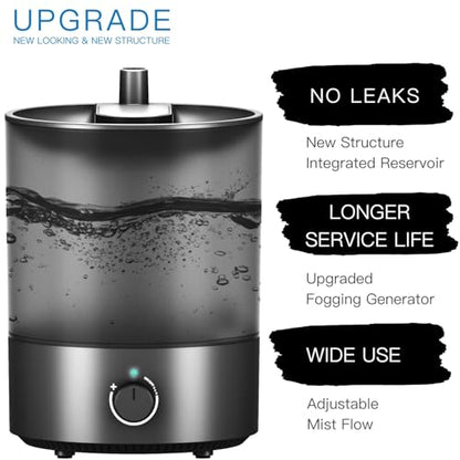 MRREPTILE Reptile Fogger Humidifiers Mister, Misting System for Reptiles, Terrarium Fogger Humidifier, 2.8L Large Capacity Reptifogger [UPGRADE] - size: 1 Gallon Mechanical