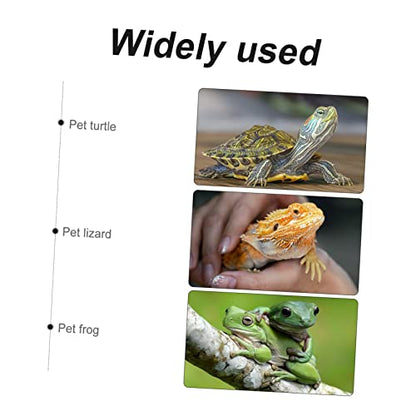 balacoo 8pcs Reptile Carpet Bedding Mat Substrate for Snakes Geckos and Tortoises and Easy to Clean Grey Mats for Terrarium Use