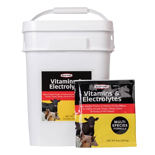 DURVET 136028 Vitamins & Electrolytes, 8 oz - size: One Size