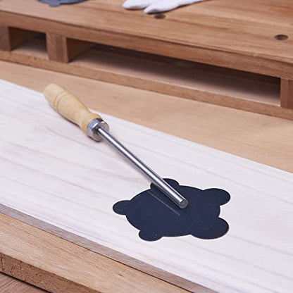 Pack of 4 Cabinet Scraper Card Set (4, 2Concave+2Convex) - style: 2Concave+2Convex