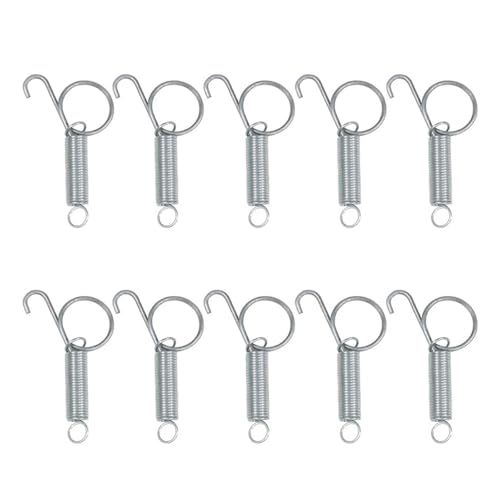 40 PCS Spring Latch Door Cage Metal Finger Hook for Iron Fixing Rabbit Chicken Parrot Guinea Pig Bunny(7cm) - color: 7cm