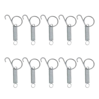 40 PCS Spring Latch Door Cage Metal Finger Hook for Iron Fixing Rabbit Chicken Parrot Guinea Pig Bunny(7cm) - color: 7cm