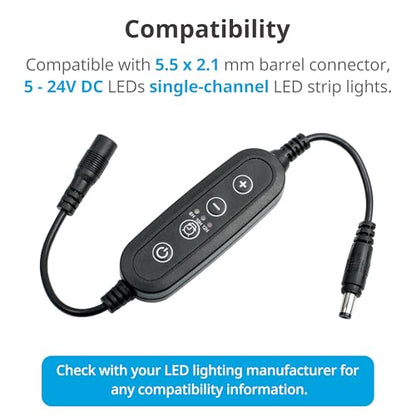 NICREW Aquarium Light Timer&Dimmer, Easy to Program Fish Tank Light Controller