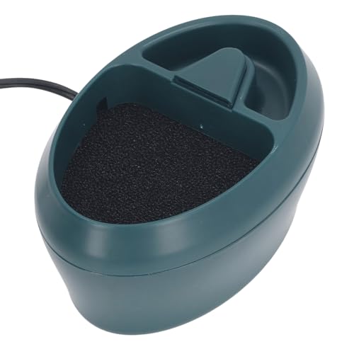 Reptile Water Fountain, Automatic Circulation Waterfall Spout Lizard Water Dispenser with Food Trough for Bearded Dragon,Drinking Fountain Water Dripper for Amphibians Insects