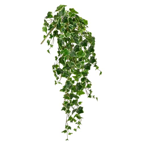 Hollyone Artificial Hanging Plants 36" Fake Ivy Vine Faux Ivy Leaves Hanging Plant Greenery for Wall House Room Patio Indoor Outdoor Home Shelf Office Wedding Decor - color: Style 1, size: Medium-1 Pack