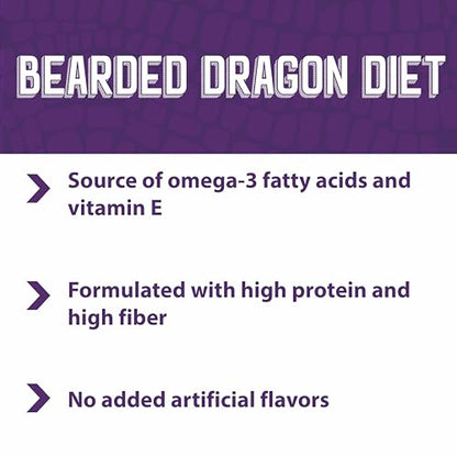 Mazuri | Bearded Dragon Food - Insect Portion of a Complete Diet | 8 Ounce (8 oz) Bag - size: 8 Ounce (8 oz) pack of 1