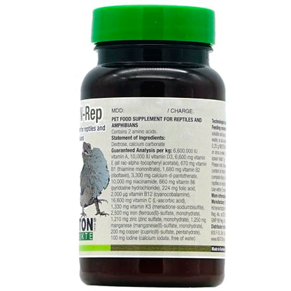 Nekton-Rep Vitamin Mineral Supplement for Reptiles and amphibians, 75gm - size: 75gm /2.64oz