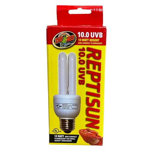 Zoo Med ReptiSun 10.0 UVB Mini Compact Fluorescent 13 Watt (4 Pack)