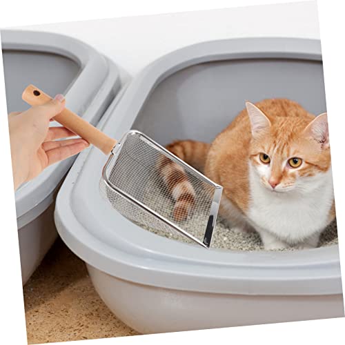 BESPORTBLE Pet Reptile Litter Scoop Shovel with Fine Mesh for Tortoises Lizards Snakes Hamsters Ergonomic Handle for Easy Cleaning of Reptile Waste