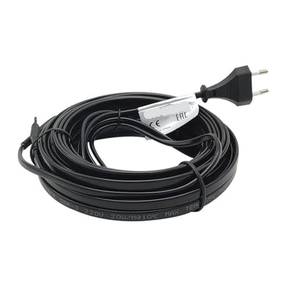 220V Plug-in Power Cord Self Regulating Heating Cable for Water Pipe Freeze Protection, Reptiles(3 Meter) - size: 3 meter