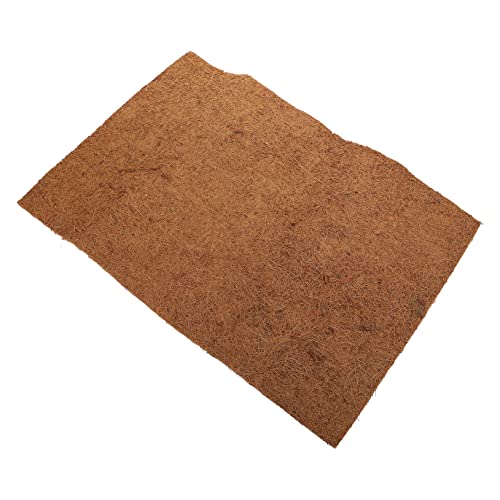 Natural Coconut Fiber Reptile Bed Mat Substrate for Tortoise Lizard Snake Habitats Breathable Easy to Clean Reptile Bedding - size: Size 2