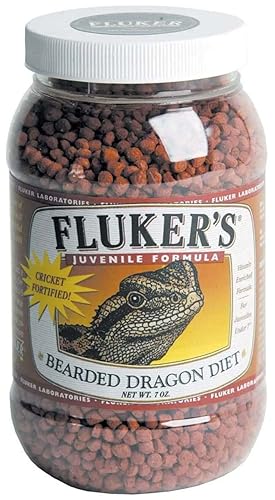 Fluker's Juvenile Bearded Dragon Diet Food, 5 oz - size: 5.5 Ounce (Pack of 1)
