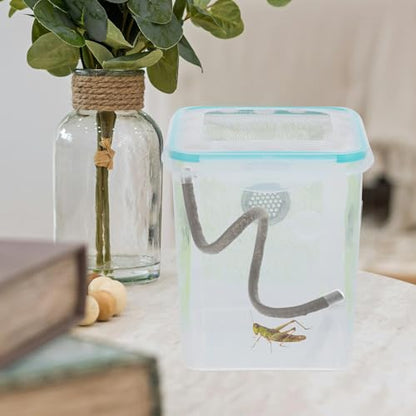 BESPORTBLE Reptile Climbing Branch Suction Cups and End Caps, Artificial Vine for Gecko Tank Accessories and Hermit Crab Habitat Decoration, 0.5 Meter Flexible Jungle Vine for Lizard