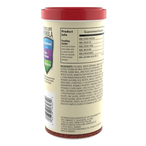 Tetra Tropical Granules, 10.58 Oz, Pack of 3 | Natural Color Enhancer - size: 10.58 Ounce (Pack of 3)