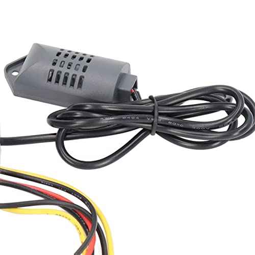 Digital Temperature Humidity Controller | Intelligent Thermostat Switch 12V 220W | Dual Display for Greenhouse / Reptile Enclosure / Incubator | PC ABS Fireproof Shell