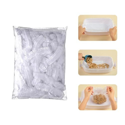 septillar Disposable Small Animal Litter Box Liners [30pcs, 14x9.5inch] Litter Tray Toilet Plastic Film for Rabbit Guinea Pig Chinchilla Hedgehog - size: 50 Count (Pack of 1)