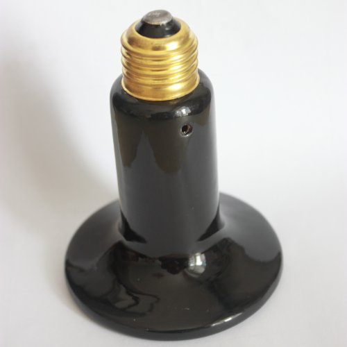 Black Reptile Ceramic Heat Emitter Lamp,110v-120v 100w Watt for Snake Tortoise Lizard Frog Bird Dog Cat