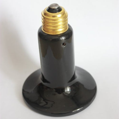 Black Reptile Ceramic Heat Emitter Lamp,110v-120v 100w Watt for Snake Tortoise Lizard Frog Bird Dog Cat