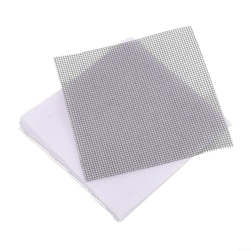 Ardening Gauze Net for Flower Pots, 10x10cm Soil Barrier Mesh Gaskets to Prevent Leakage,Drainage Screens, for Garden Outdoor Potted Plants,White ﻿(20) - size: 20