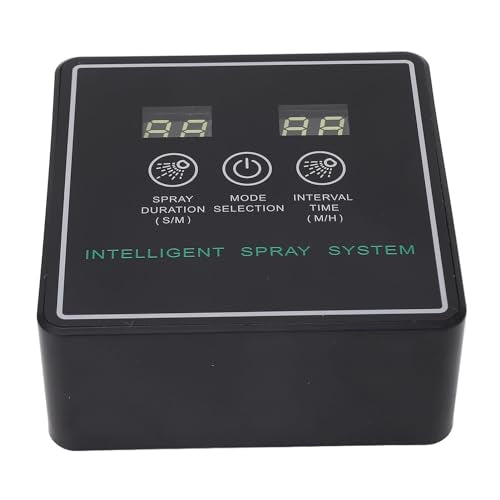 Reptile Fogger Smart Spray System, Automatic Timing Humidifier with 360 Degree Adjustable Misting Nozzles for Terrarium, Reptile Mister with Intelligent Cycle Spray for Rainforest