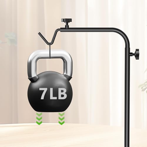 Reptile Heat Lamp Stand Adjustable 18"-32": Light Holder Fixture with Heavy Base for Bearded Dragon, Turtle, Snake, Lizard – Terrarium Heating Dome Lamps for Tank or Aquarium Use - size: 32" Height