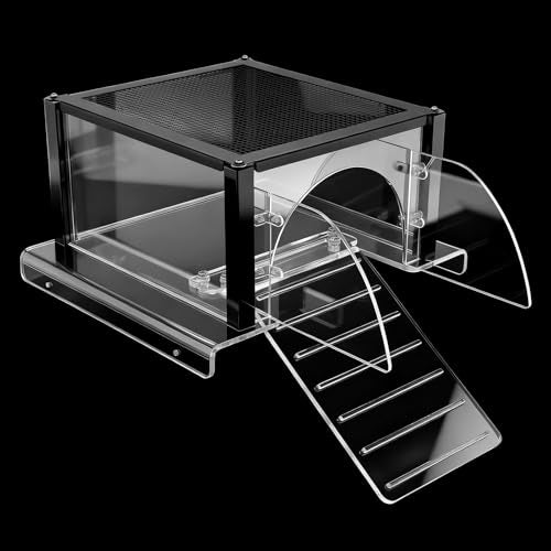 Turtle Topper Basking Platform for Aquatic Turtles 10/20/29/55 Gallon Tank, Aquatic Reptile Ramp Dock, Terrace, Accessories - size: Large